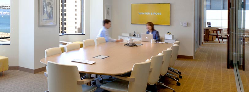 Working in our San Francisco Conference Room